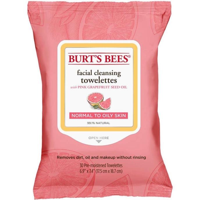 Burt's Bees Pink Grapefruit Facial Towelettes