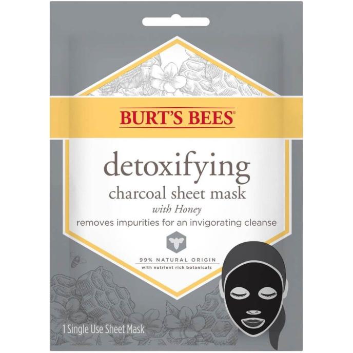 Burt's Bees Detoxifying Charcoal Sheet Mask With Honey