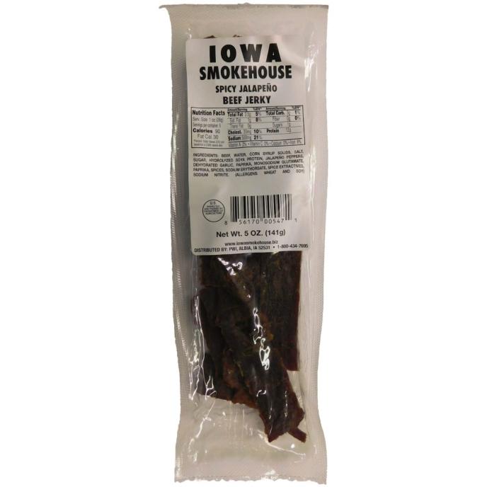 Iowa Smokehouse Spicy Jalapeno Beef Jerky
