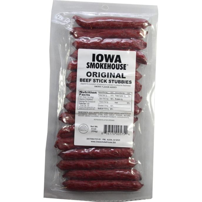 Iowa Smokehouse Original Beef Stick Stubbies