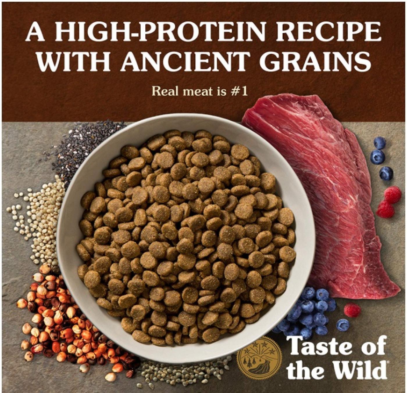 Taste of the Wild Ancient Prairie with Roasted Bison, Roasted Venison and Ancient Grains