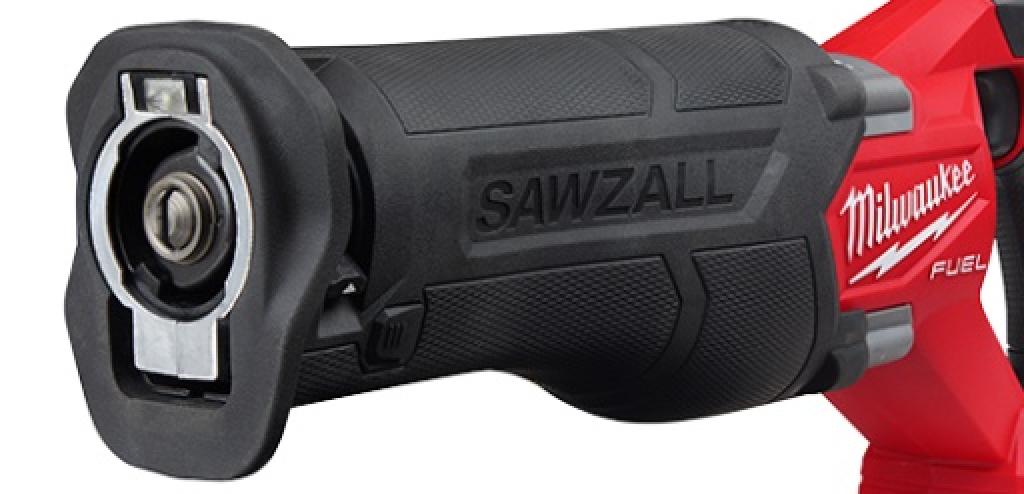 Milwaukee M18 FUEL™ SAWZALL® Recip Saw Replacement Blade Port From Left Side