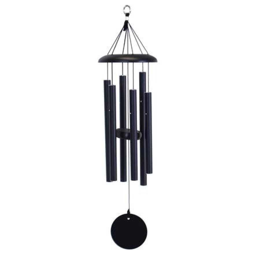 Wind River Corinthian Wind Chimes 27 inch Black