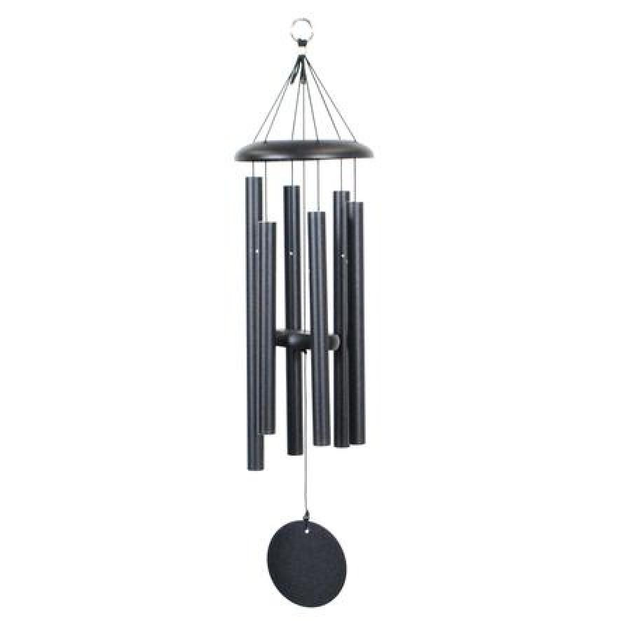 Wind River Corinthian Wind Chimes 30 inch Black