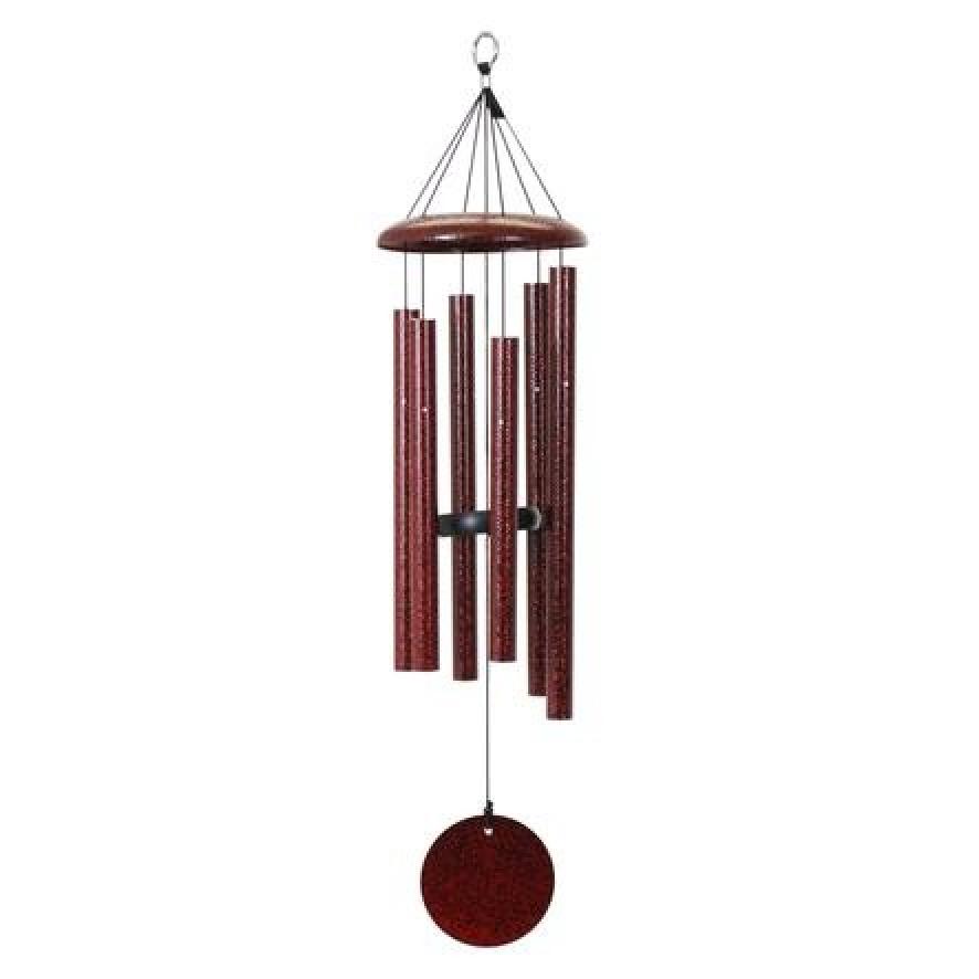 Wind River Corinthian Wind Chimes 30 inch Ruby Splash