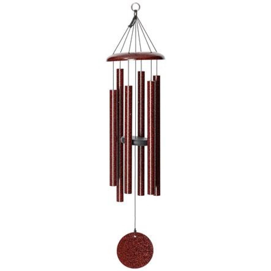 Wind River Corinthian Wind Chimes 36 inch Ruby Splash