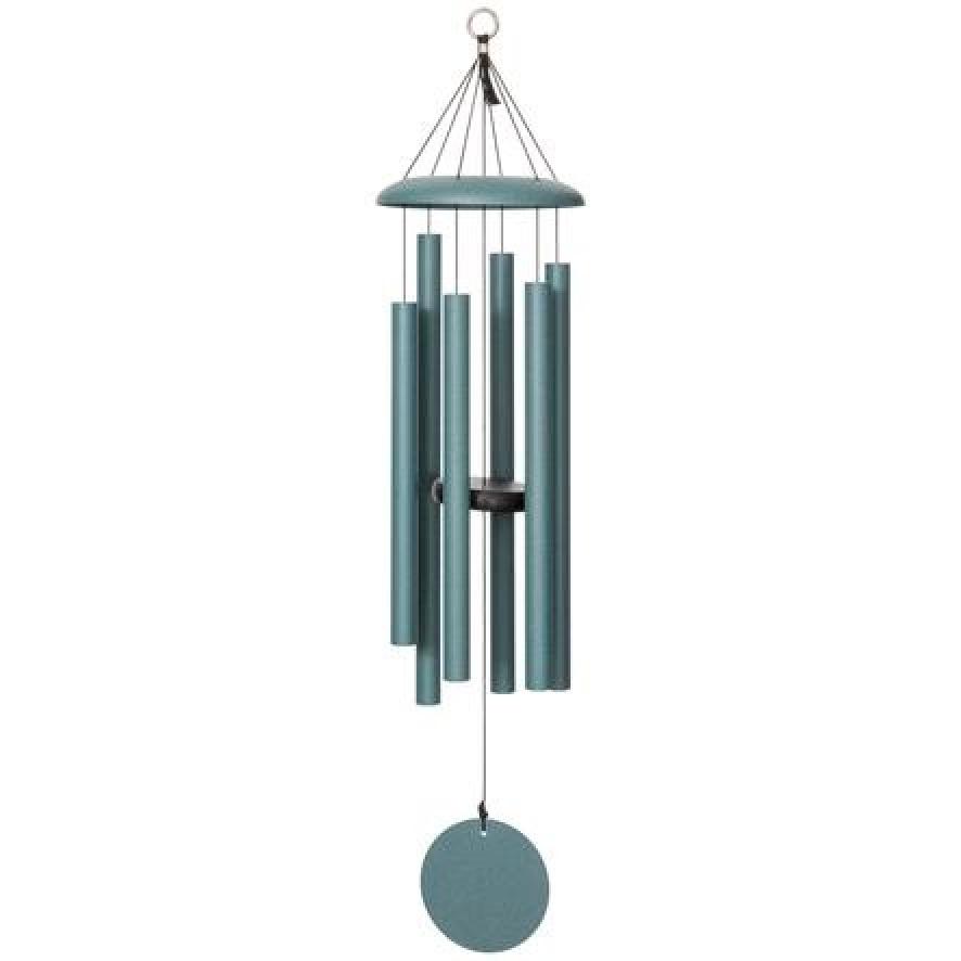 Wind River Corinthian Wind Chimes 36 inch Patina Green