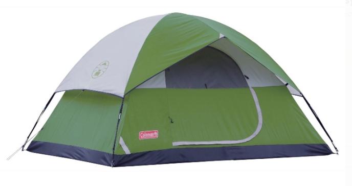 Coleman Sundome 3 Person Easy Setup Camping Tent