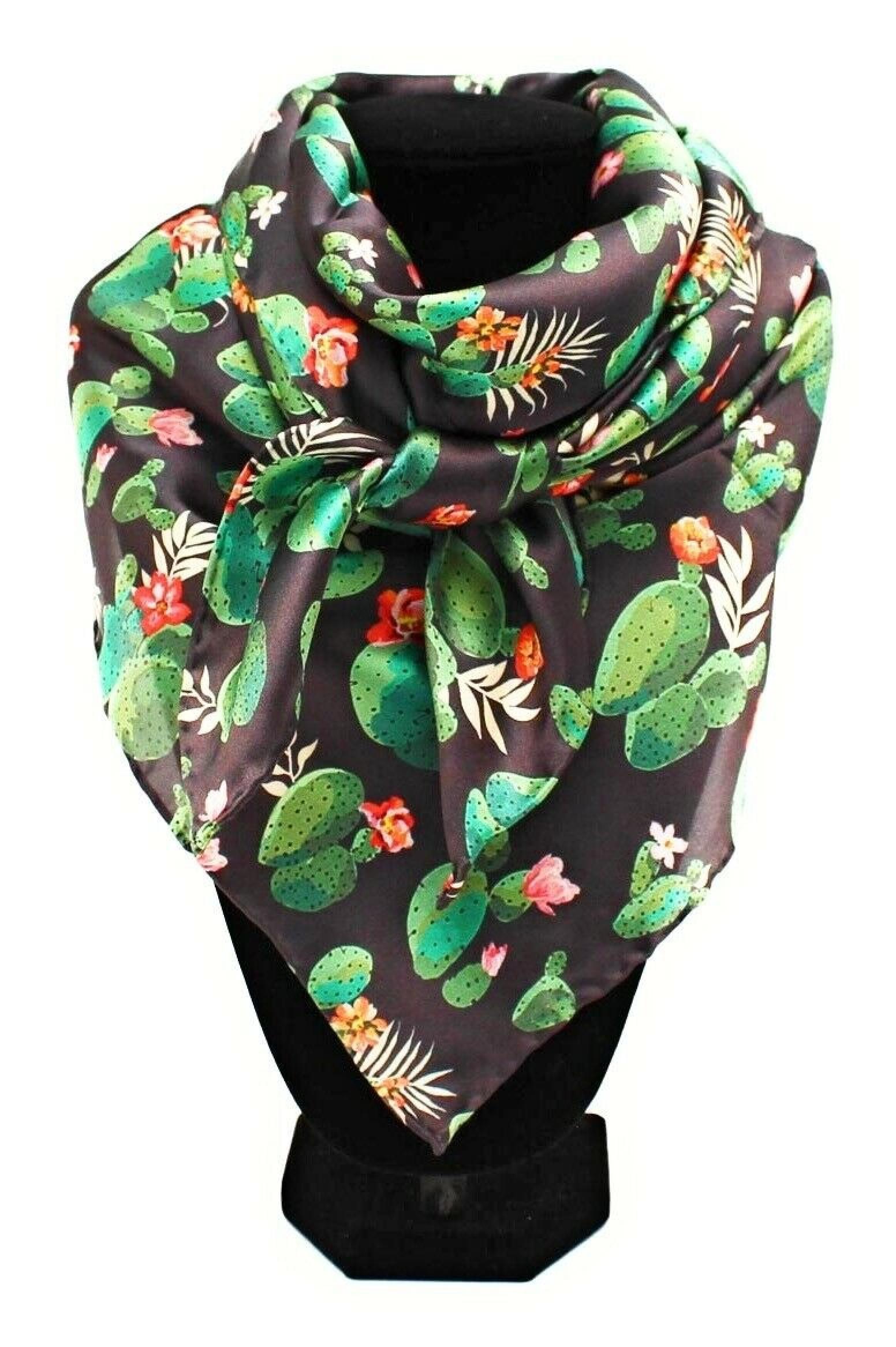 M&F Western Products Print Wild Rags Cactus (black)