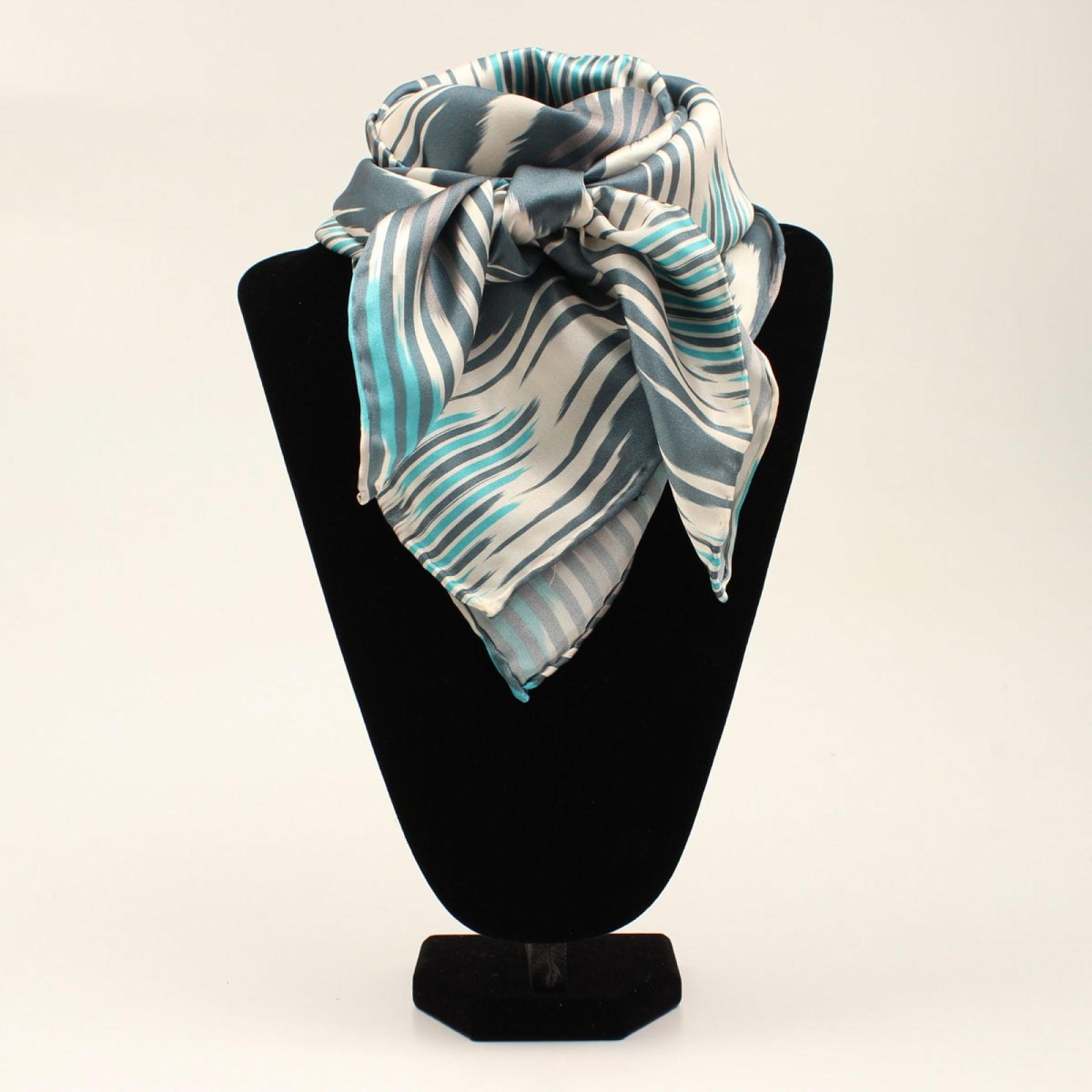 M&F Western Products Print Wild Rags Turquoise Chevron