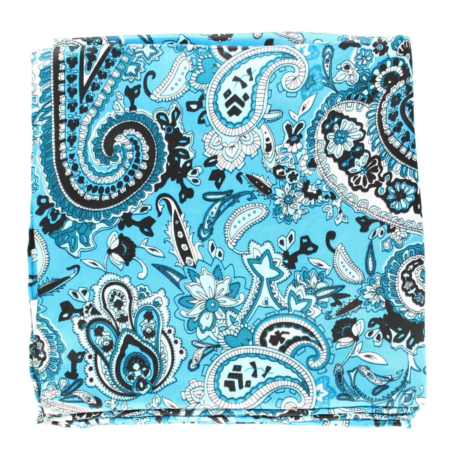 M&F Western Products Paisley Wild Rags Turquoise