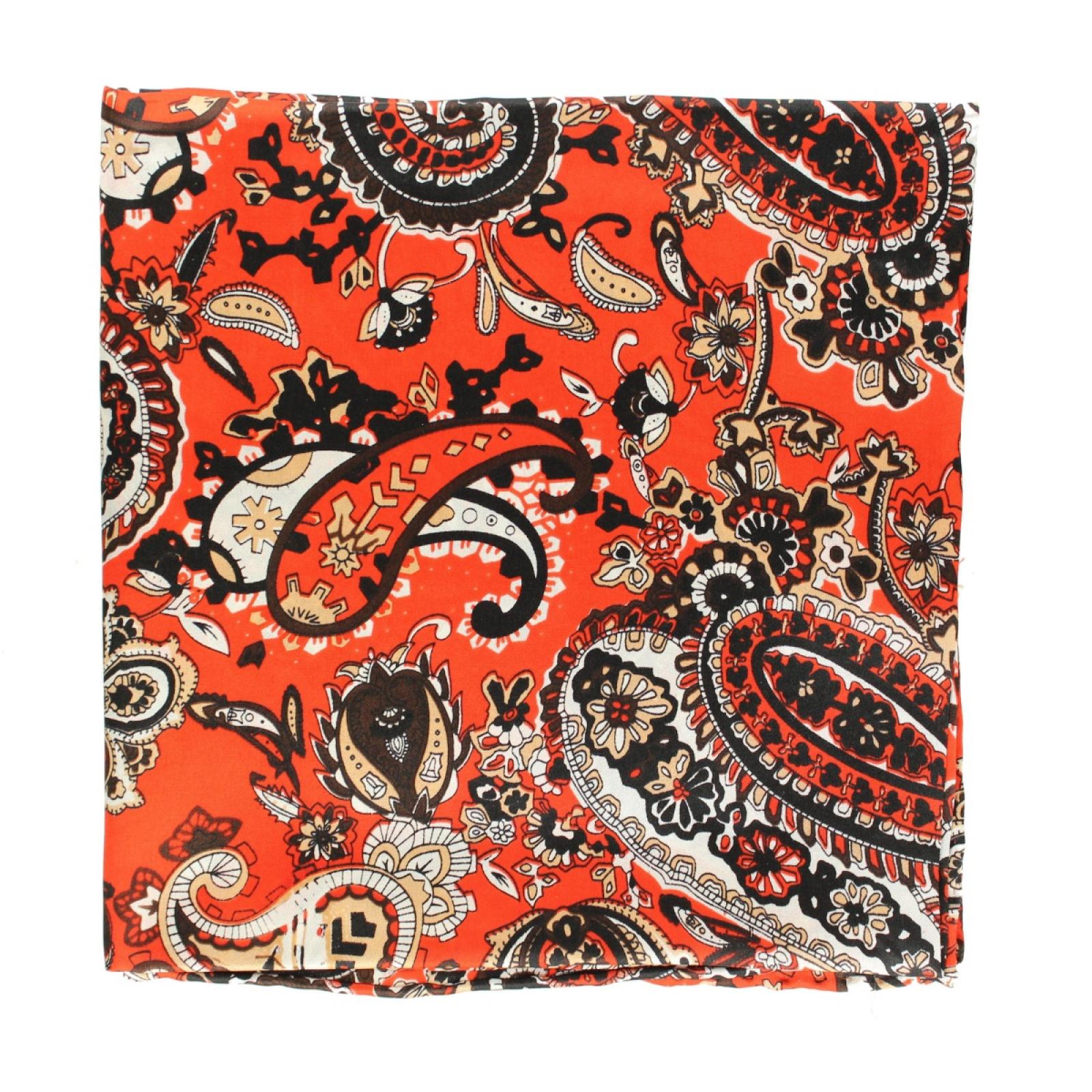 M&F Western Products Paisley Wild Rags Orange