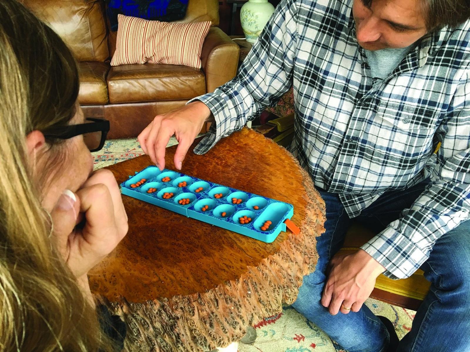 Outside Inside Backpack Mancala