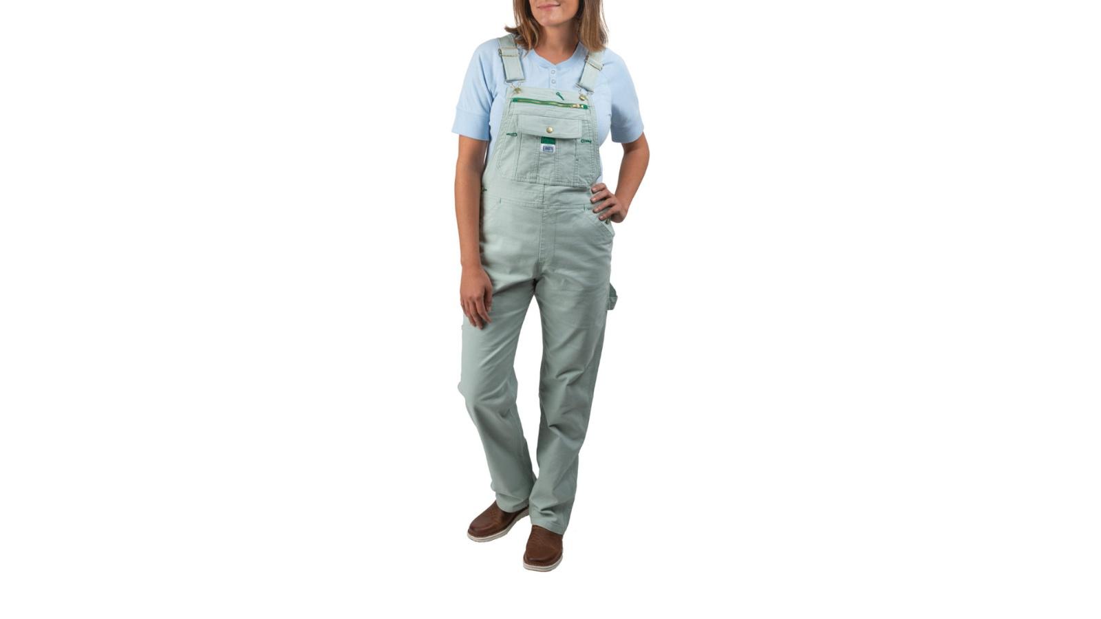 Liberty® Women's frosted sage Duck Bib Overalls