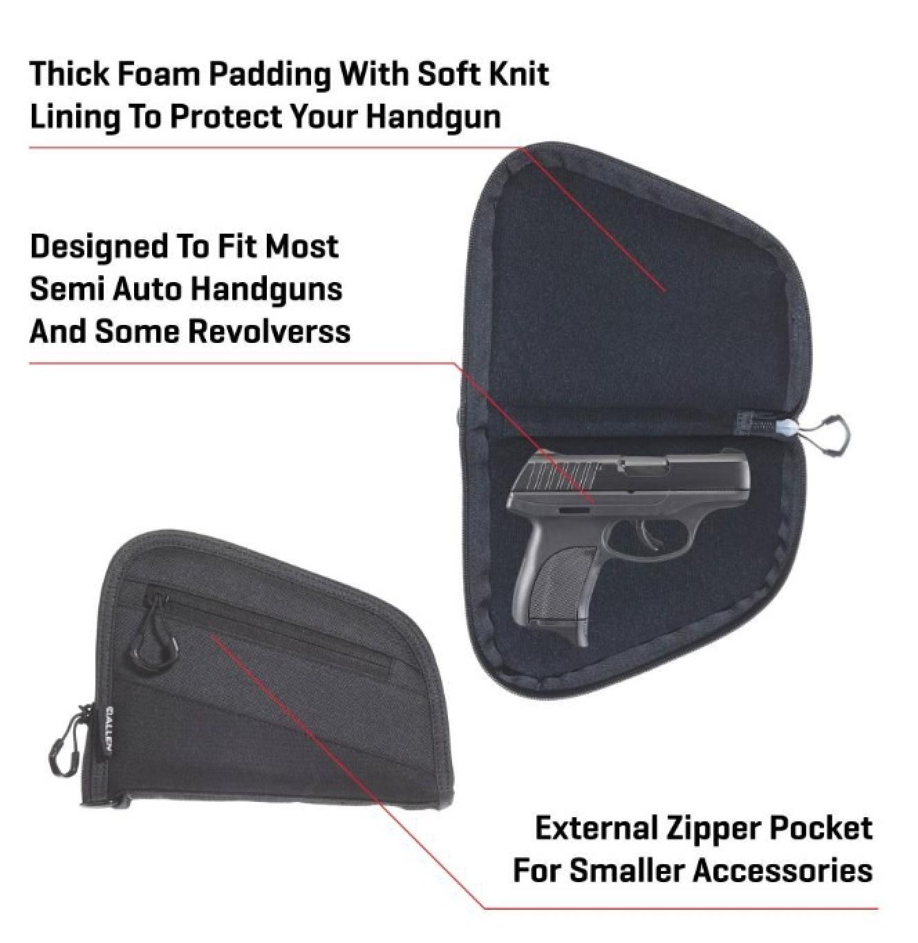 Allen 7" Auto-Fit 2.0 Compact Handgun Case