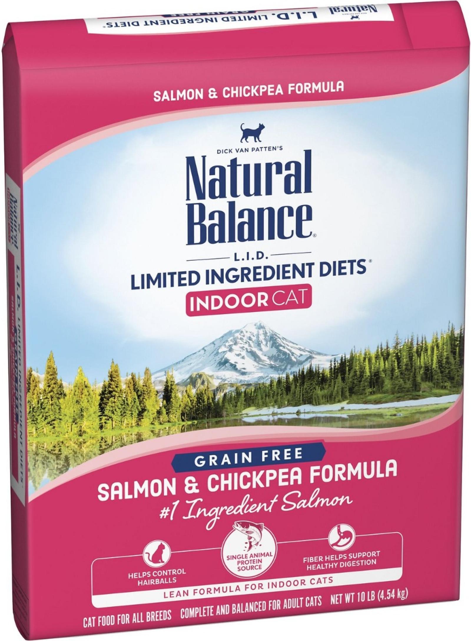 Natural Balance L.I.D.® Indoor Salmon & Chickpea Dry Cat Formula