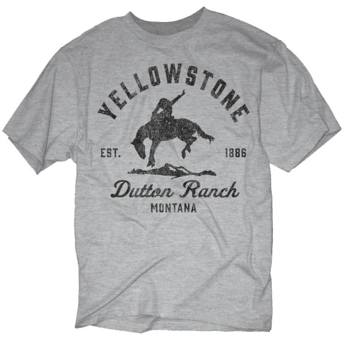 Yellowstone Men's Dutton Ranch Bucking Bronco T-Shirt