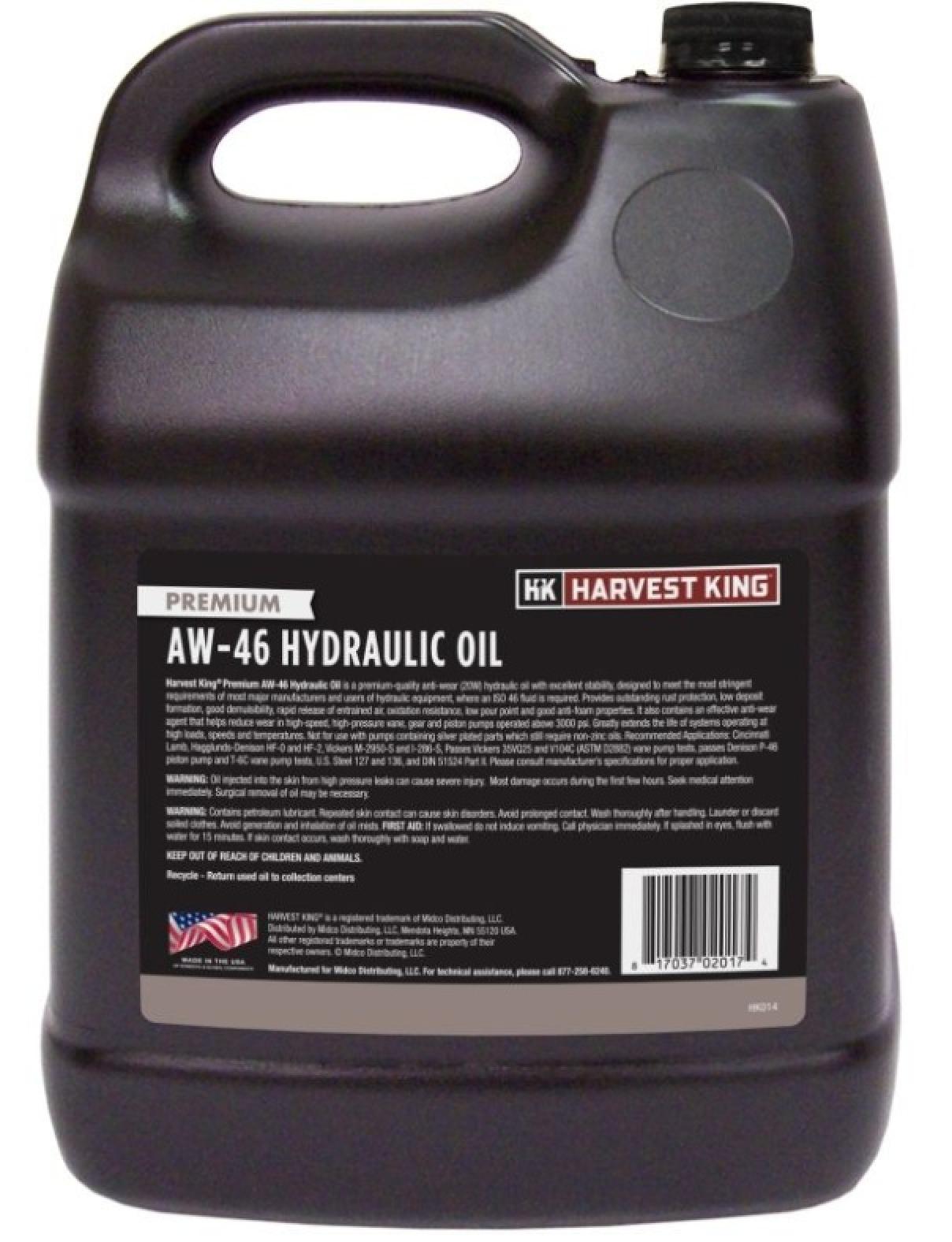 Harvest King Premium AW-46 Hydraulic Oil