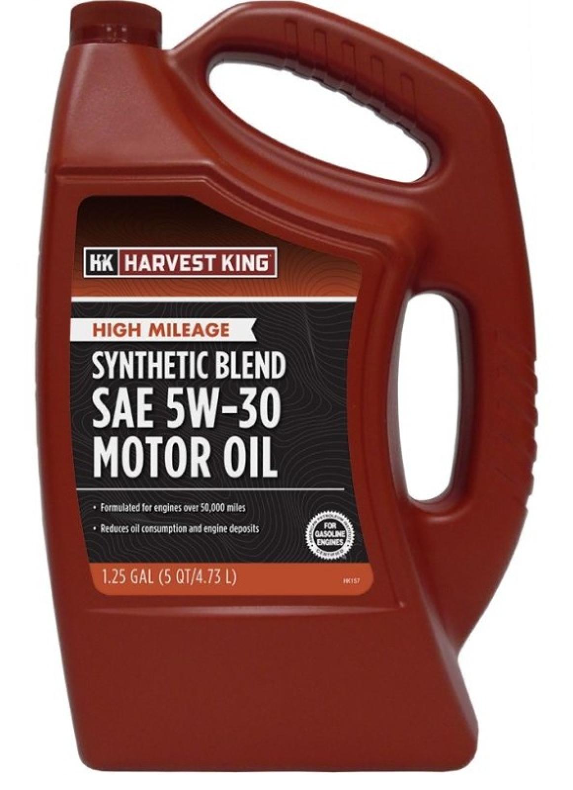 Harvest King High Mileage Synthetic Blend SAE 5W-30 Motor Oil