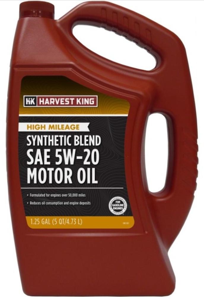 content/products/Harvest King High Mileage Synthetic Blend SAE 5W-20 Motor Oil