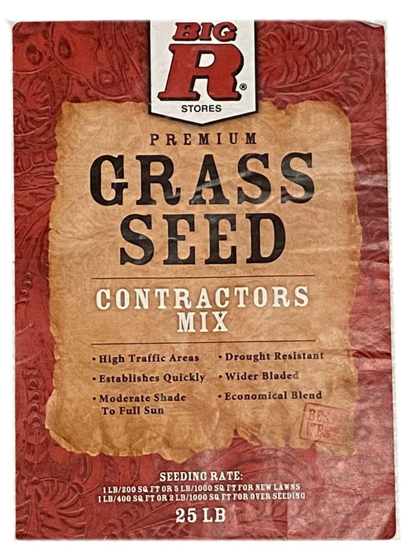 Shipton's Big R Contractors Mix Grass Seed