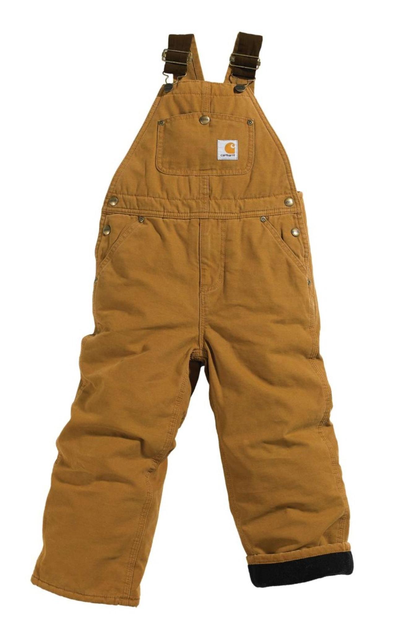 Carhartt Youth Duck Quilt-Lined Bib Overall