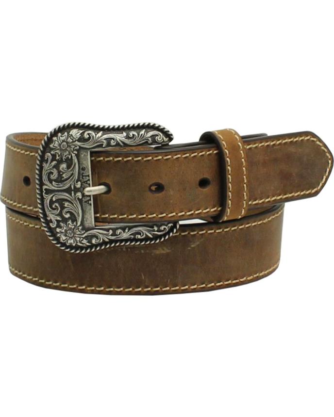 content/products/Ariat Women's Leather Belt with Engraved Buckle