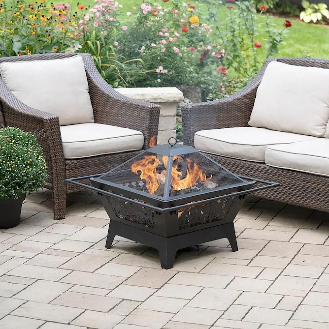 Blue Sky Outdoor Living Square Fire Pit