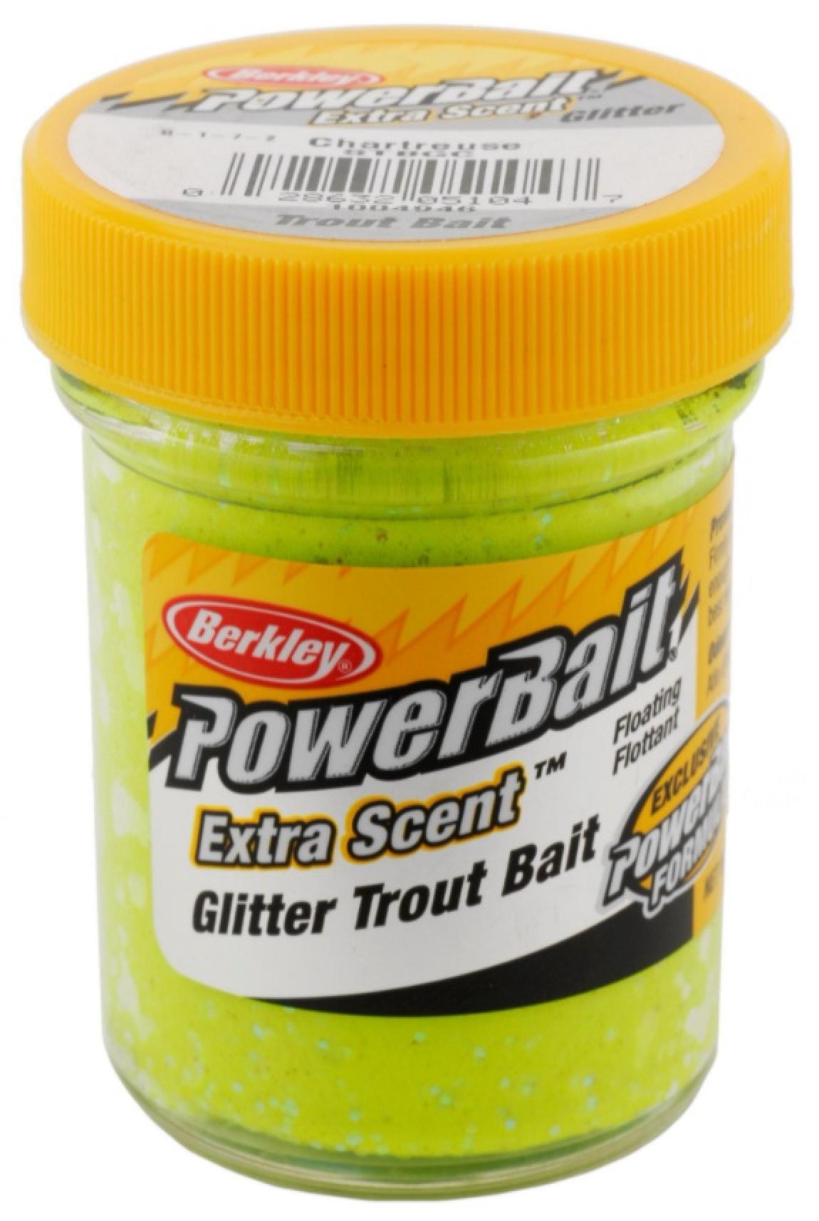 Berkley PowerBait Glitter Trout Bait Chartreuse