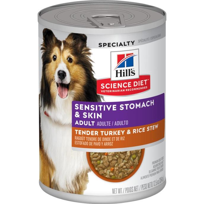 Hill's Science Diet Adult Sensitive Stomach & Skin Tender Turkey & Rice Stew