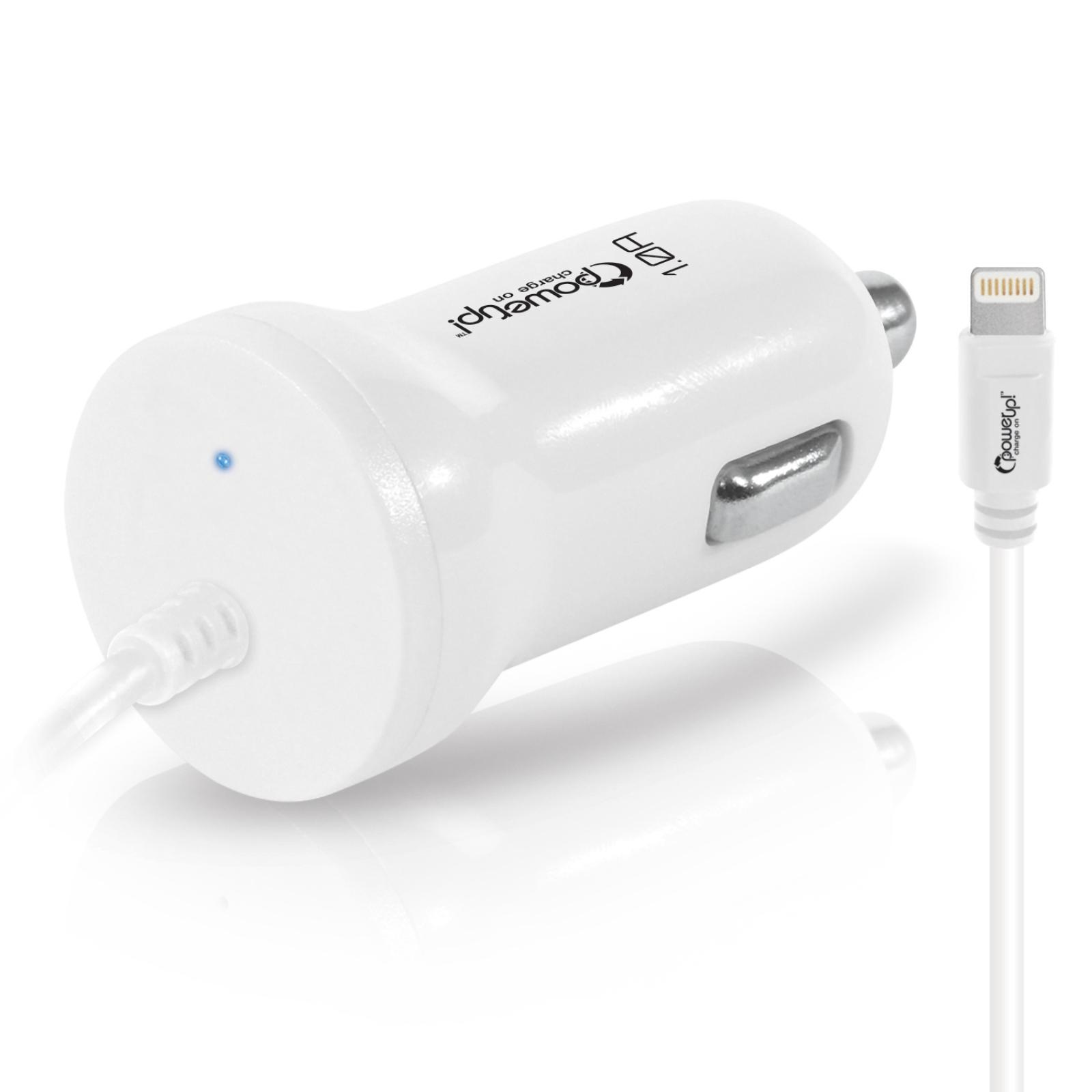 PowerUp! Charge On™ MFI Apple Lightning™ USB Car Charger
