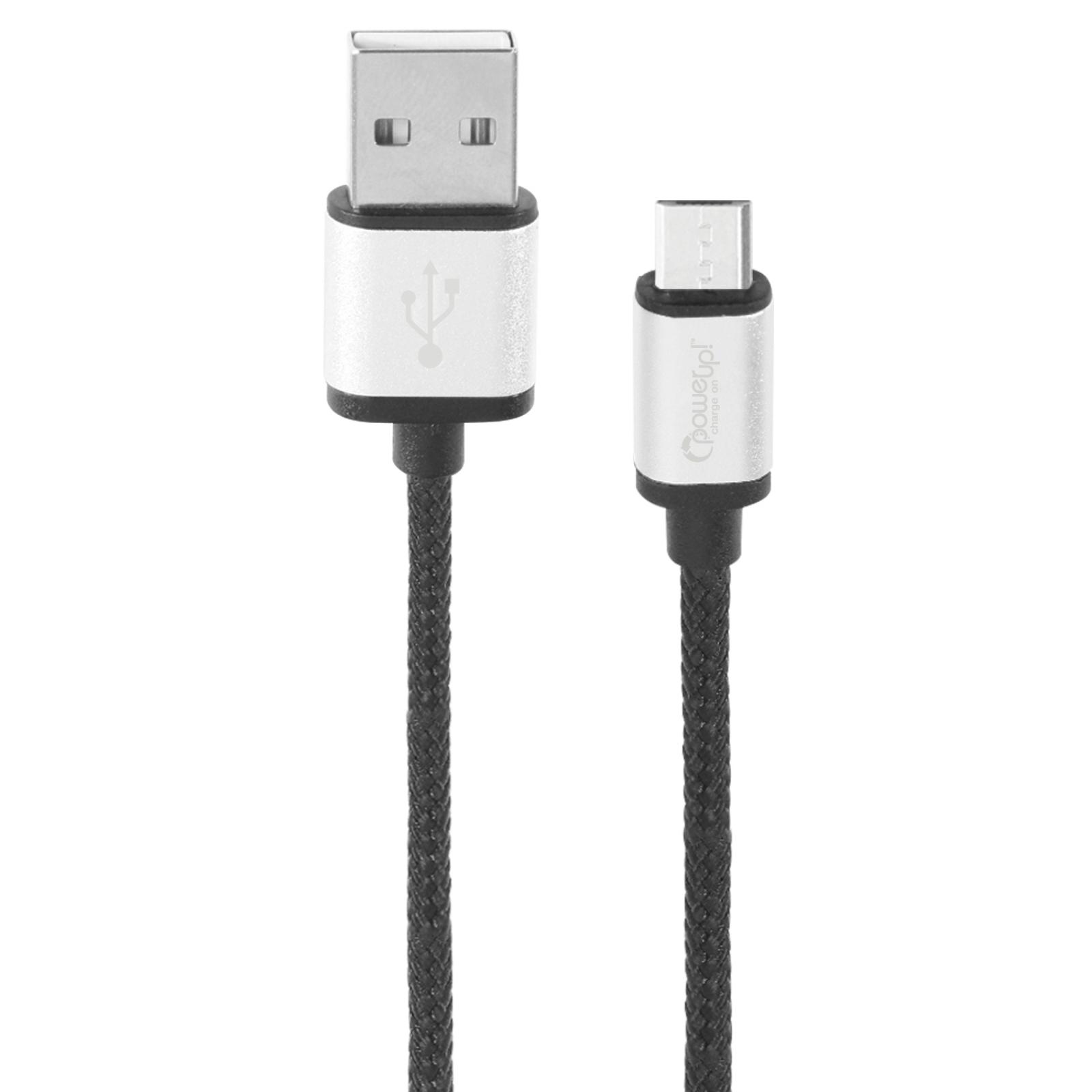 PowerUp! Charge On™ Braided Universal Micro USB Cable