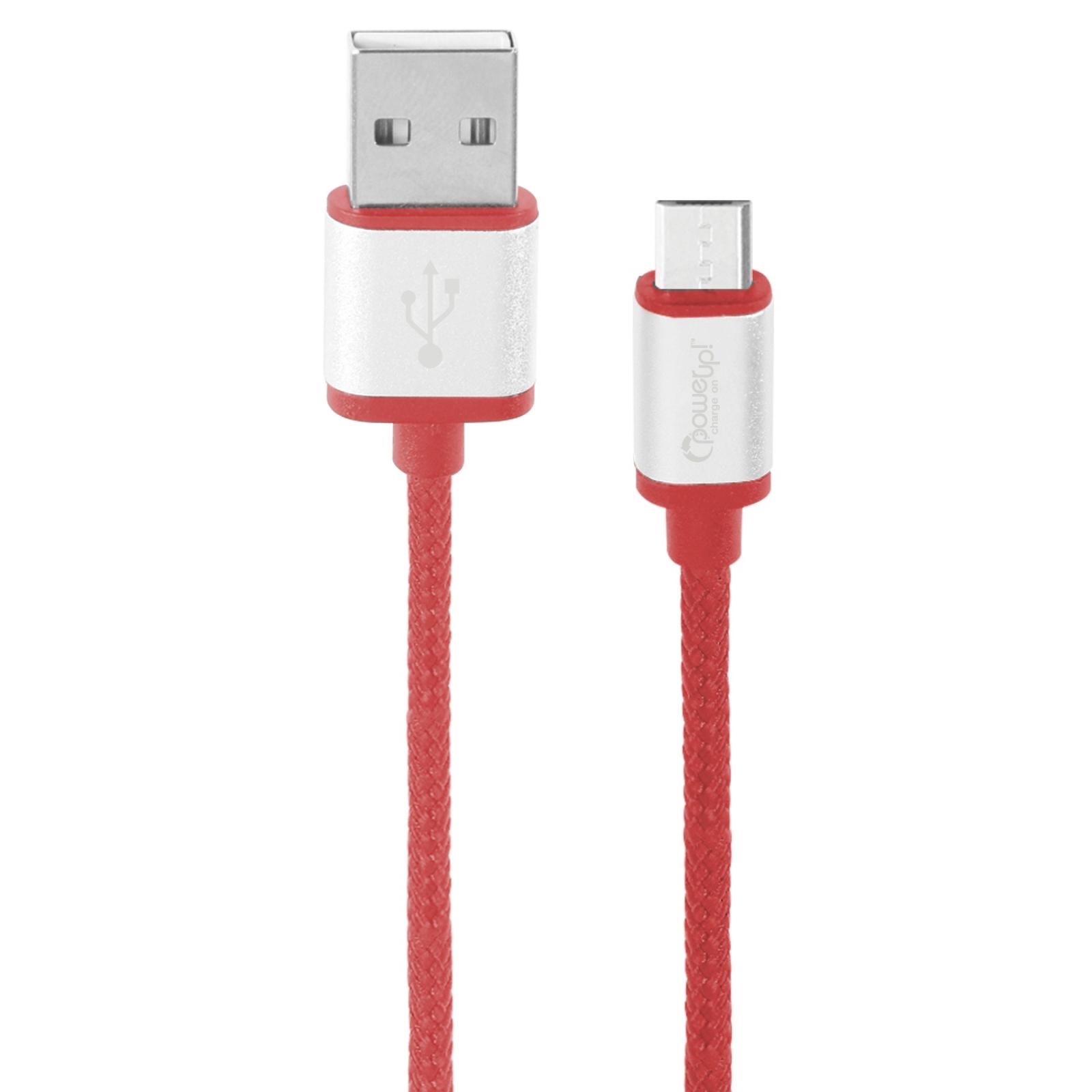 PowerUp! Charge On™ Braided Universal Micro USB Cable