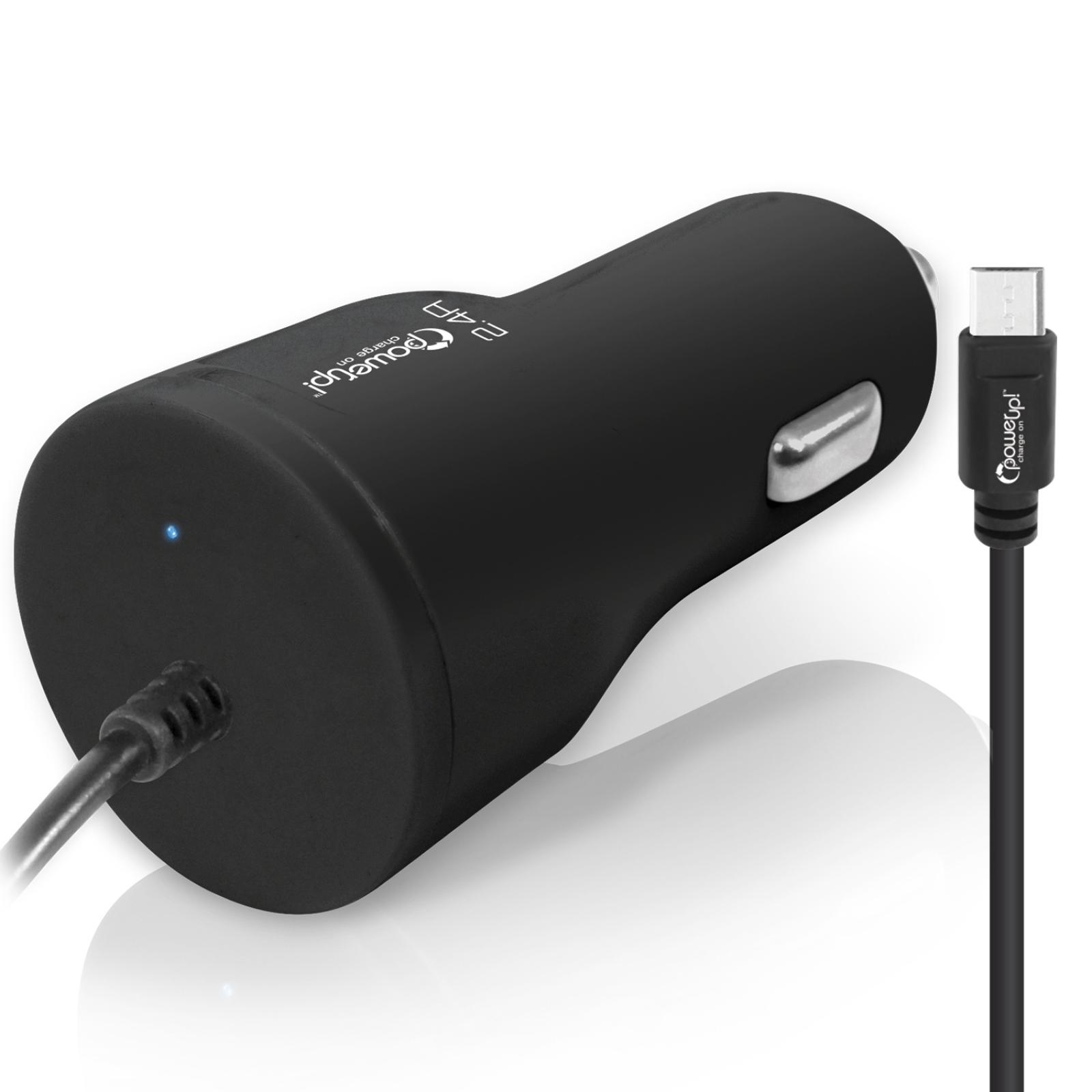 PowerUp! Charge On™ Universal Micro USB 2.4A Car Charger