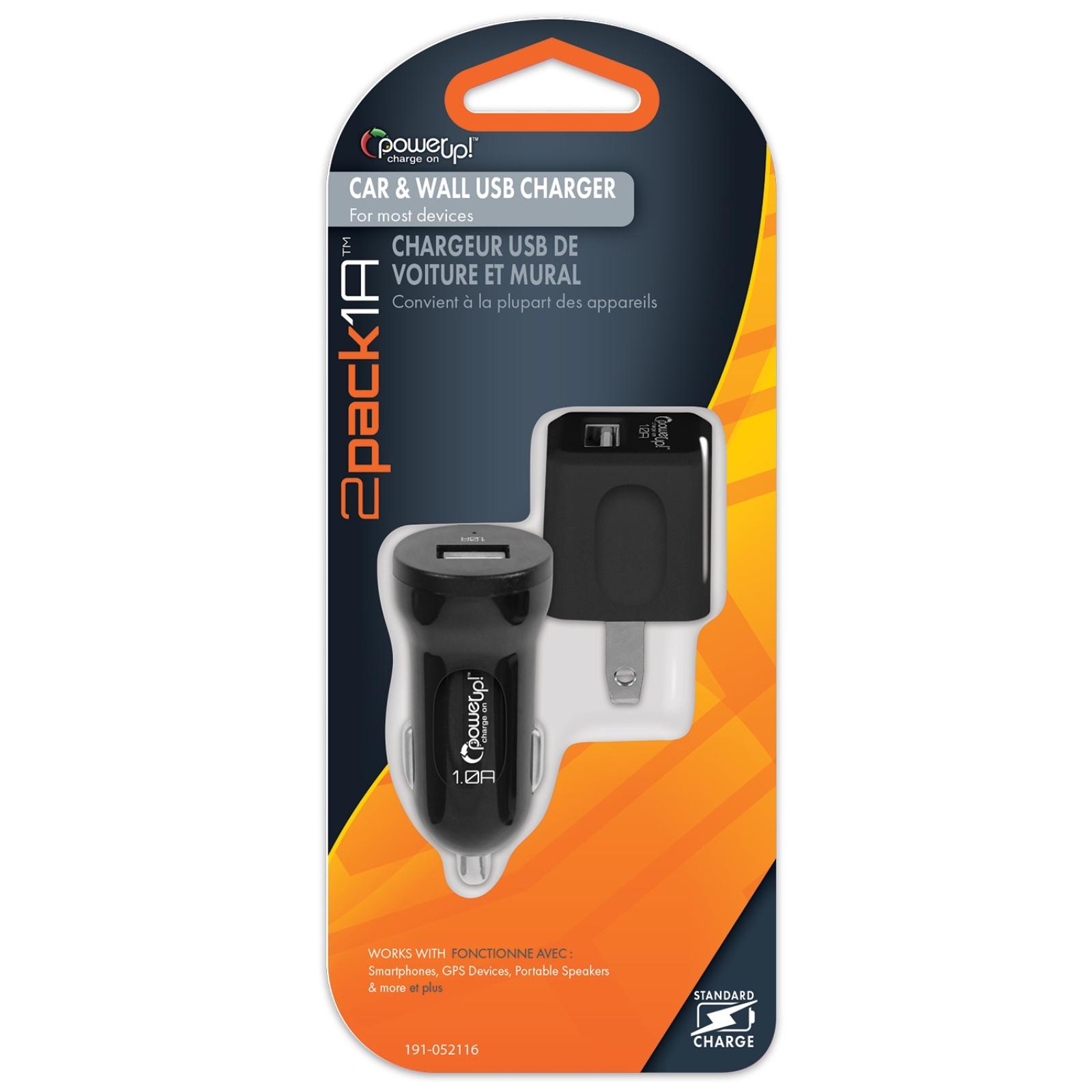 PowerUp! Charge On™ 2 Pack USB Charger