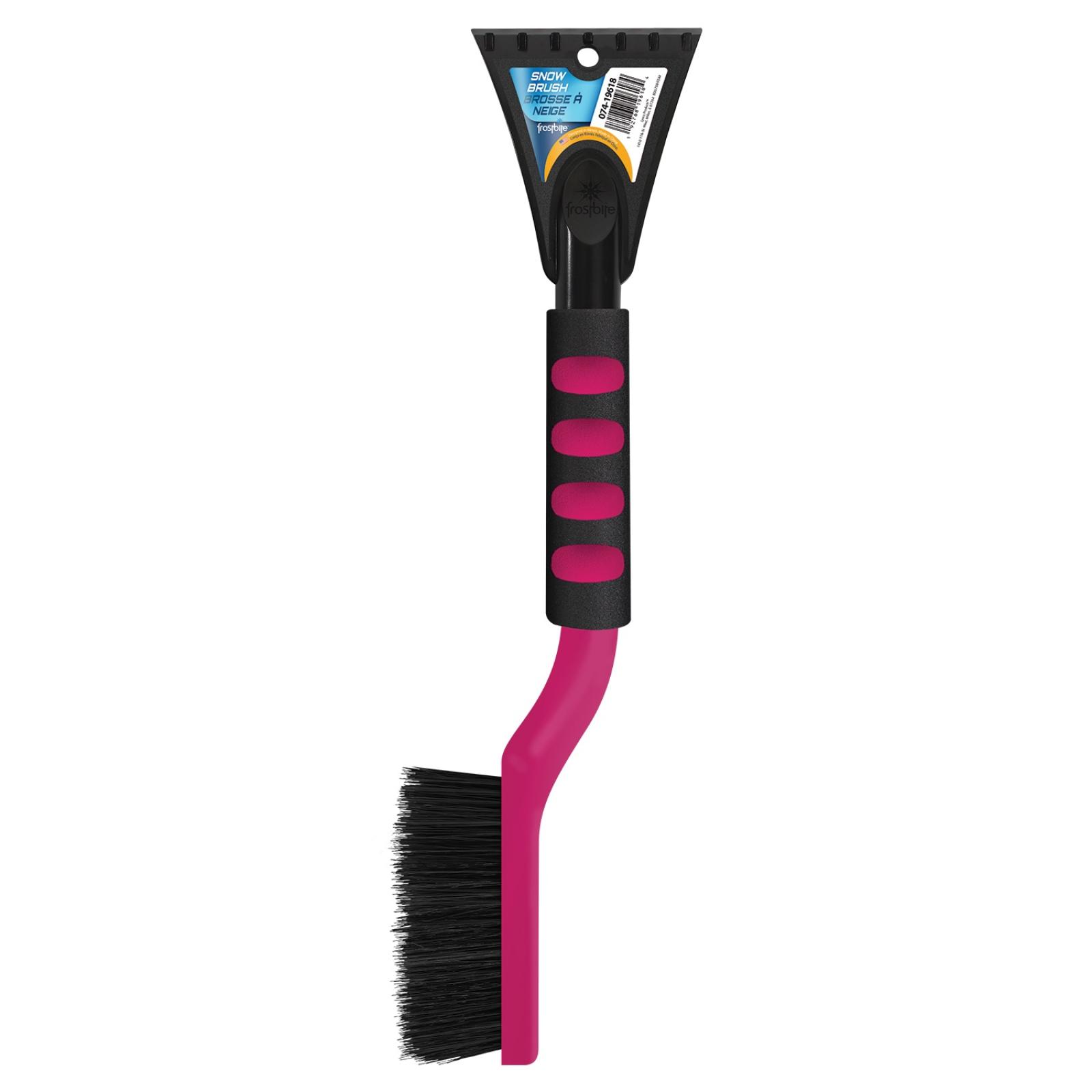 Frostbite™ 18 in Snow Brush Ice Scrapper Pink