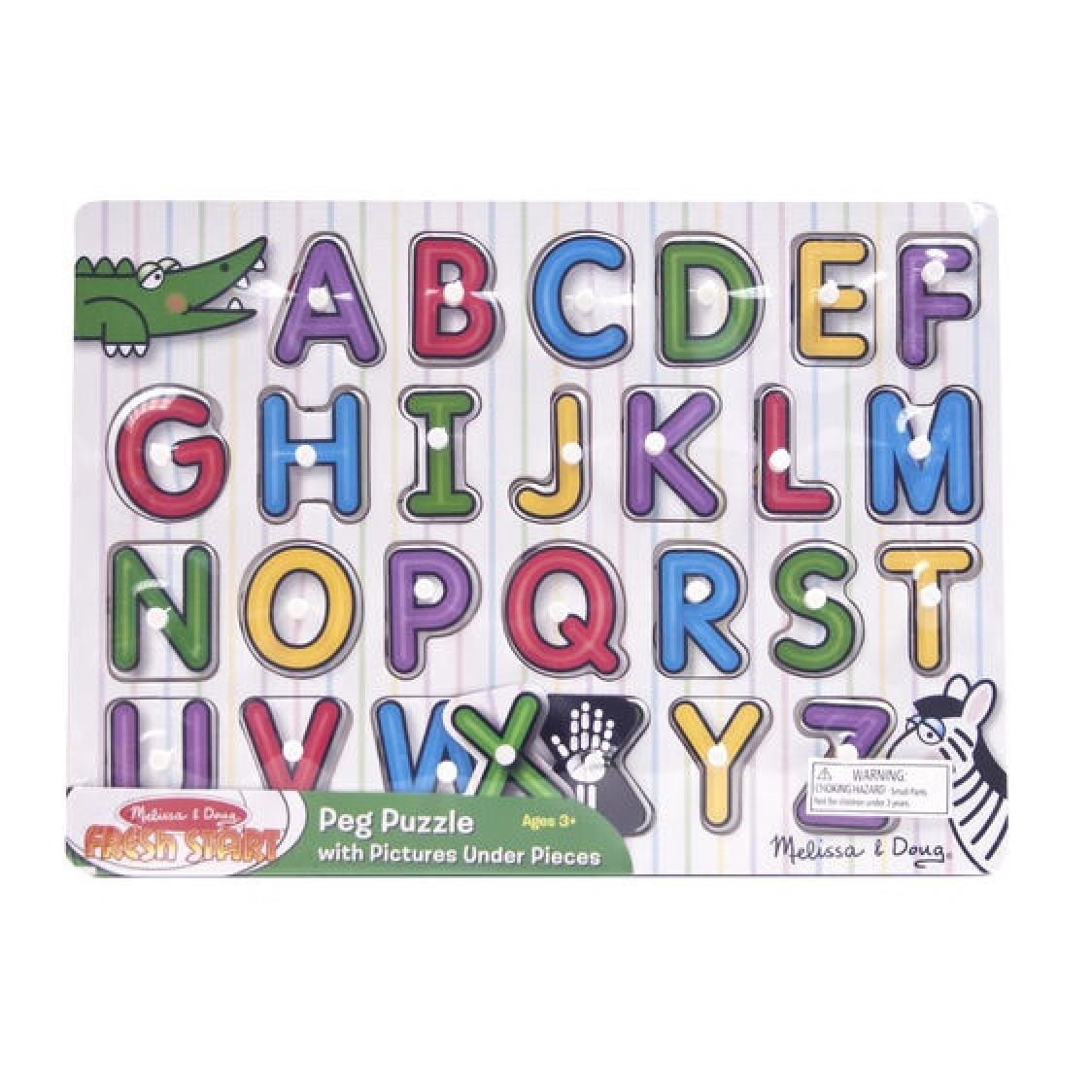 Melissa & Doug See-Inside Alphabet Peg Puzzle