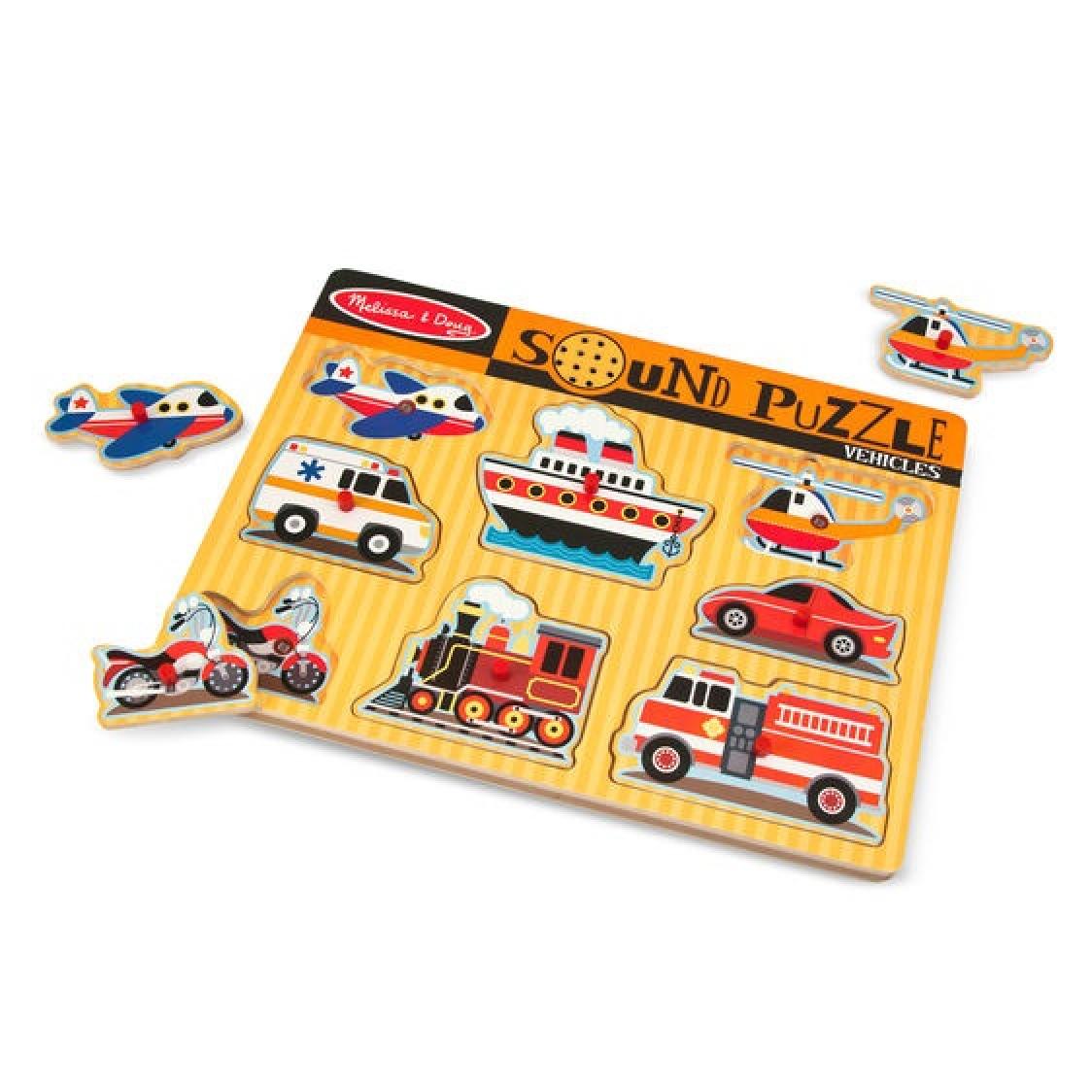 Melissa & Doug Vehicle Sounds Puzzle