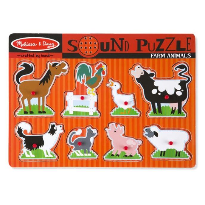 Melissa & Doug Farm Animal Sounds Puzzle