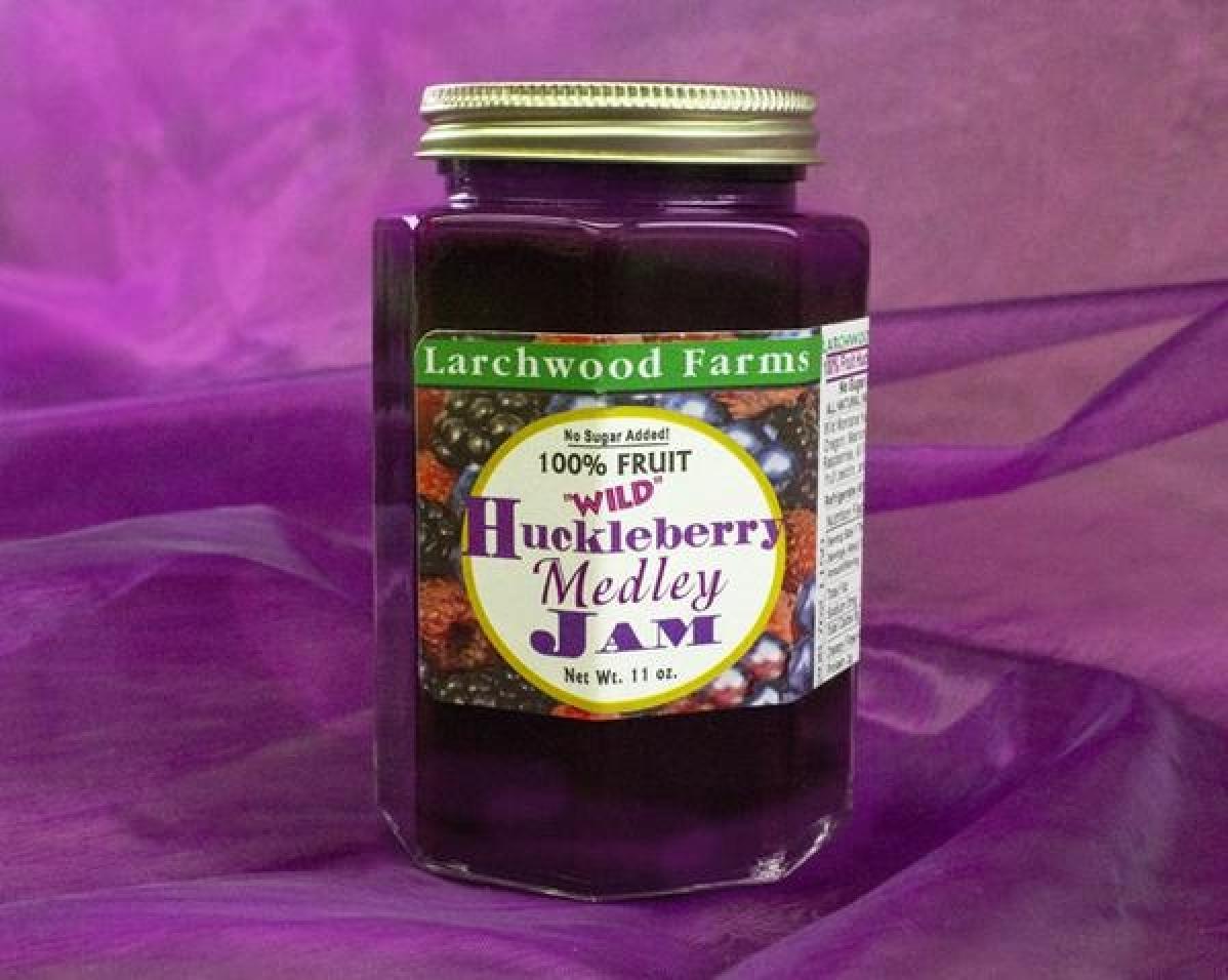 Larchwood Farms Wild Huckleberry Medley Jam