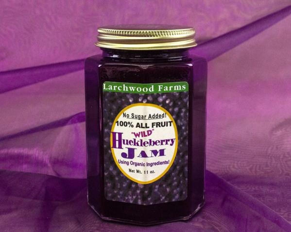 Larchwood Farms All Fruit Wild Huckleberry Jam