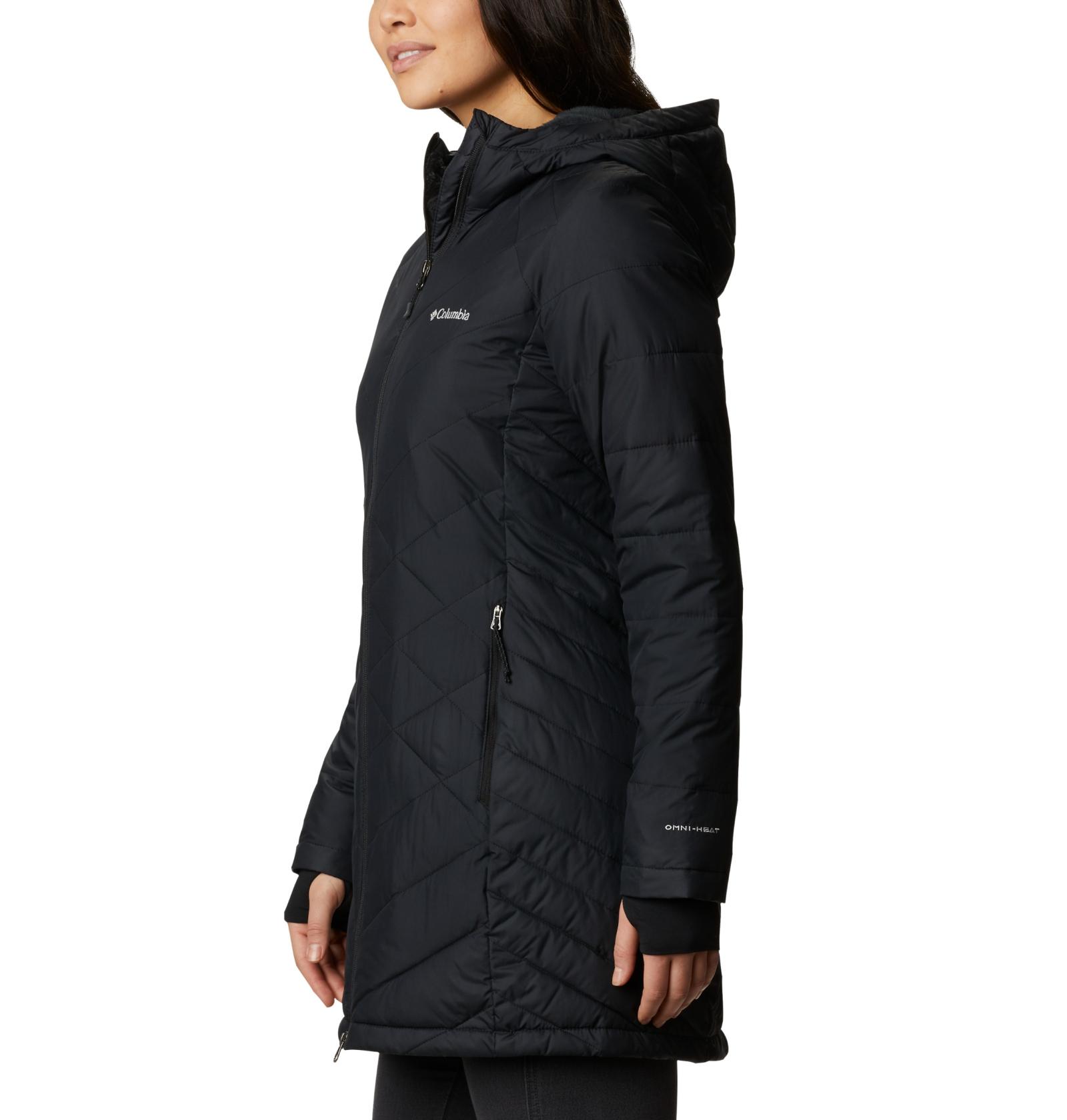 Columbia Women's Heavenly Long Hooded Jacket, black