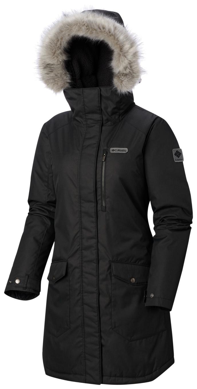 Columbia Women's Suttle Mountain Long Insulated Jacket, black