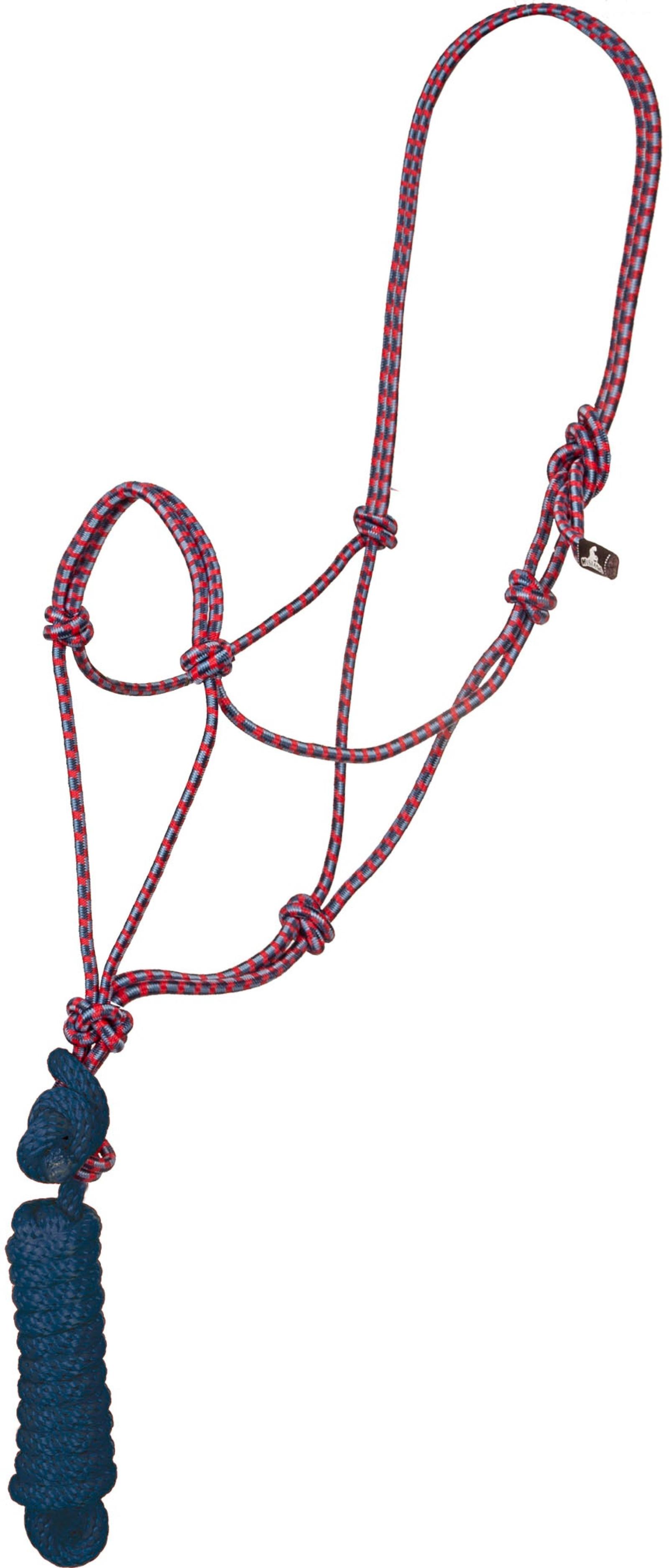 Mustang Economy Mountain Rope Halter and Lead