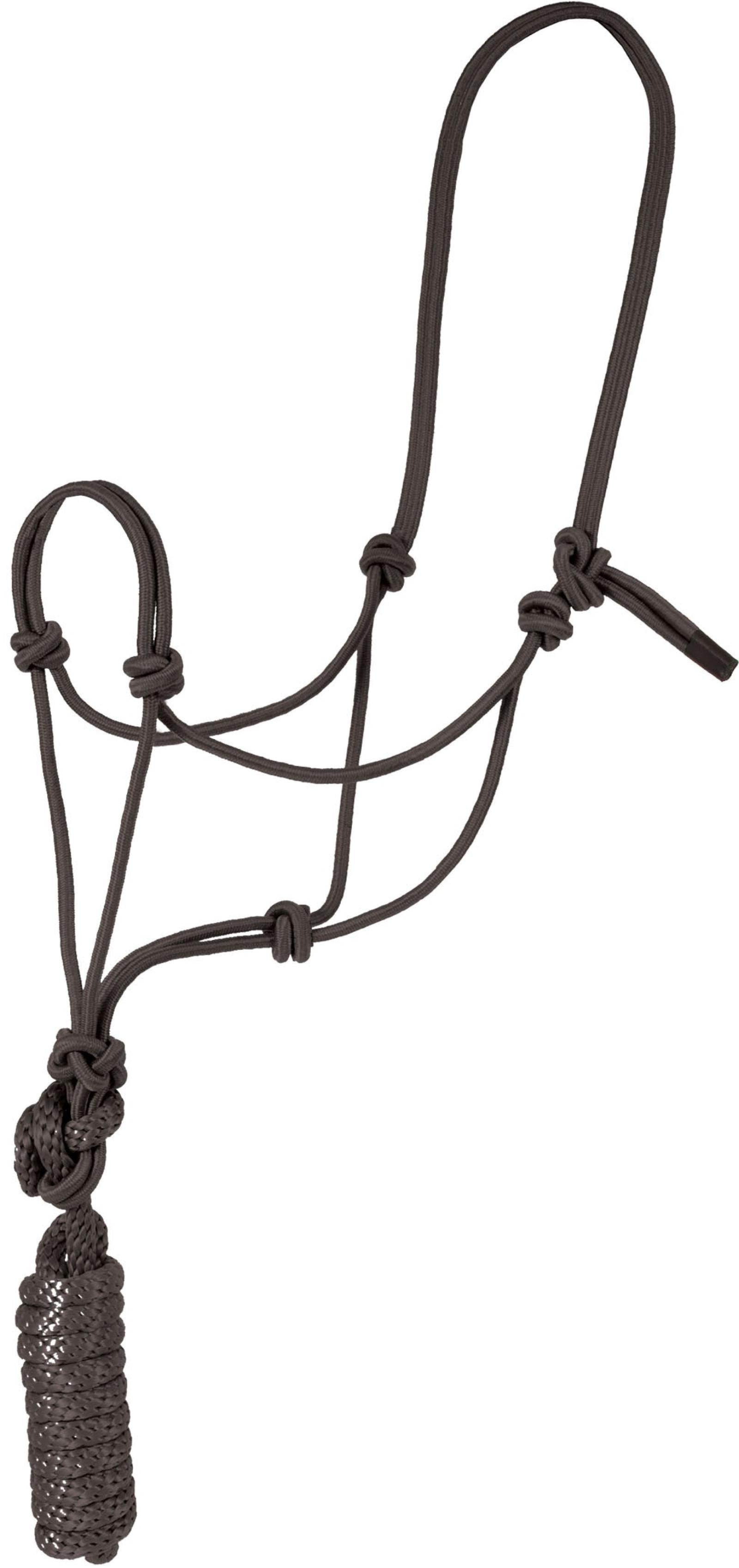 Mustang Economy Mountain Rope Halter and Lead