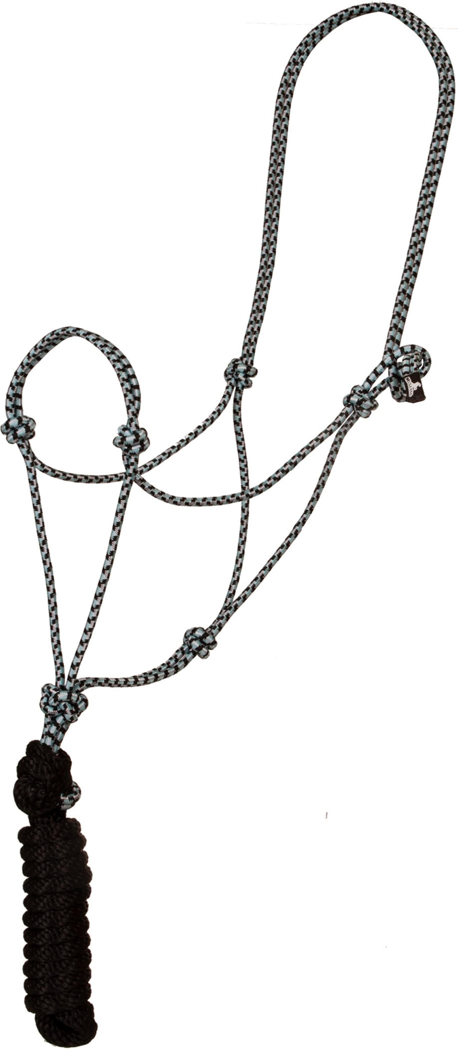 Mustang Economy Mountain Rope Halter and Lead