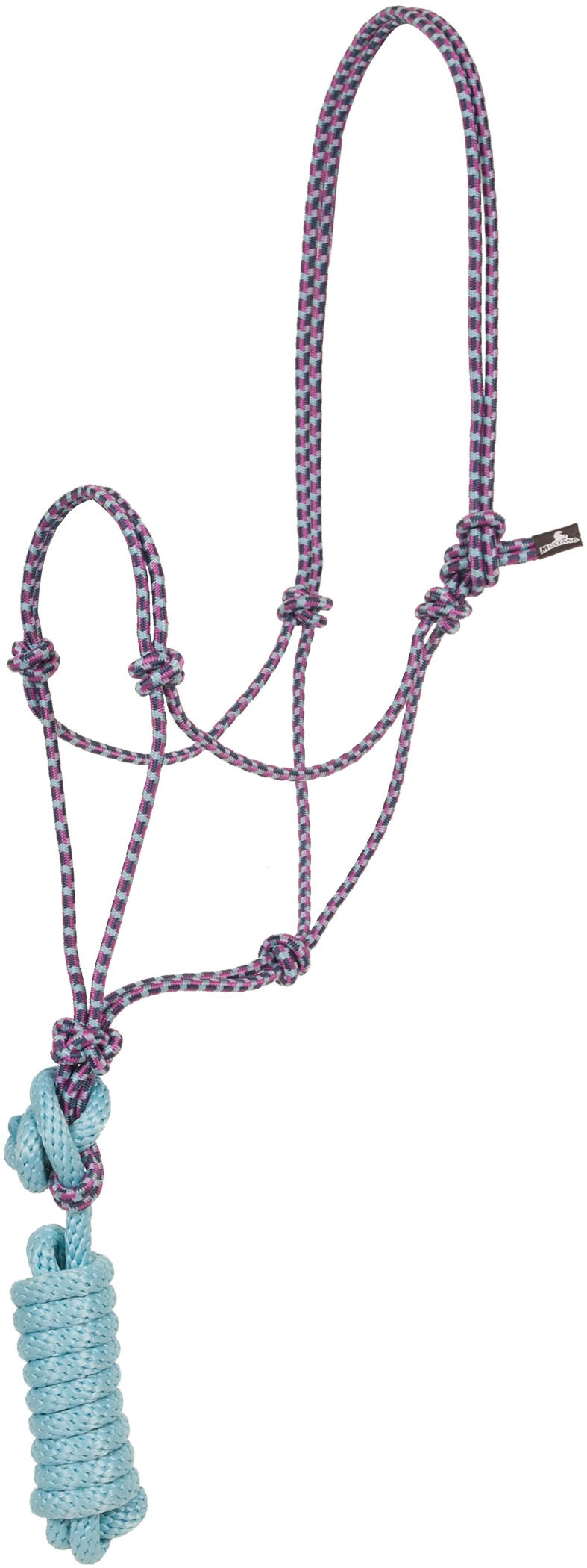 Mustang Economy Mountain Rope Halter and Lead