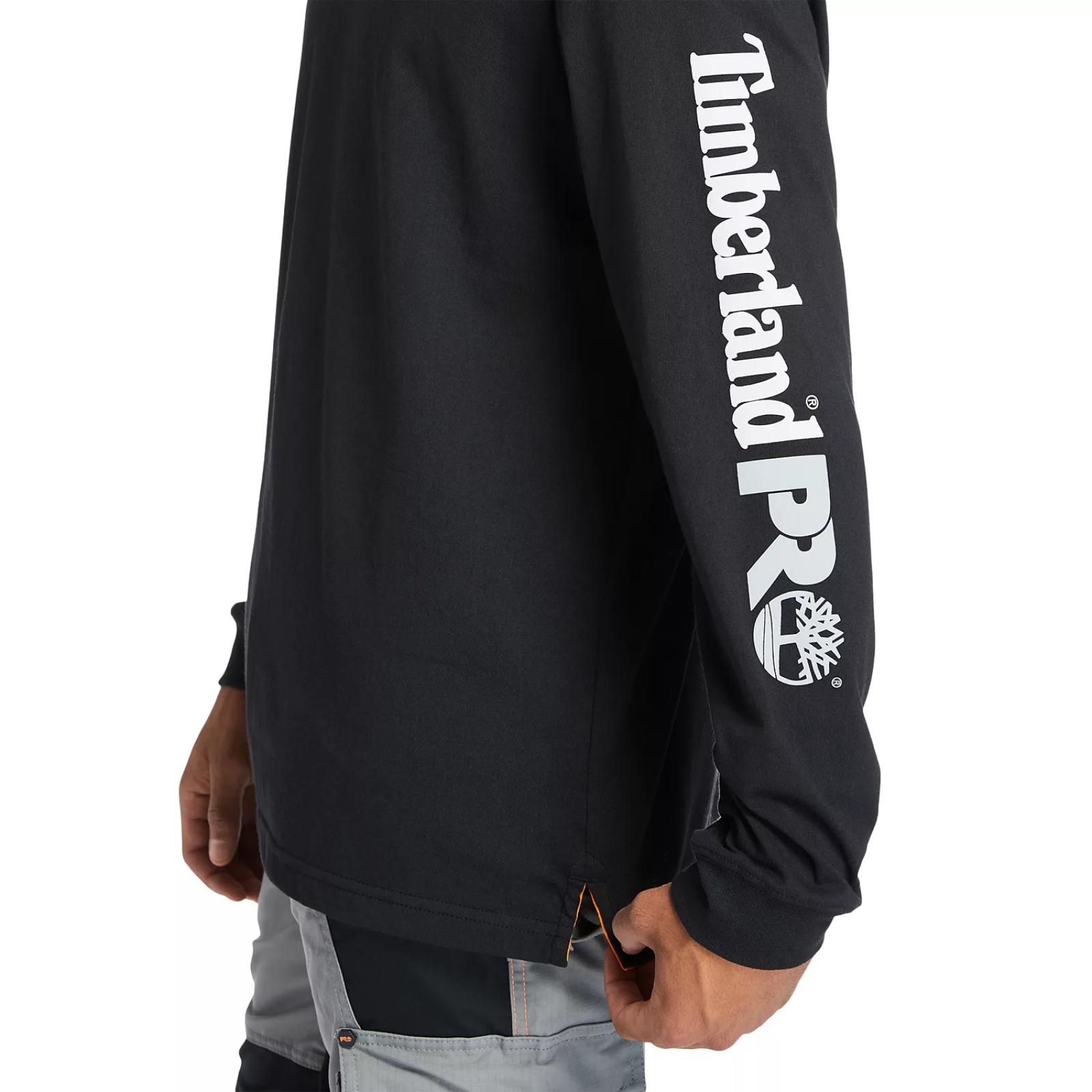 Timberland PRO Men's Logo Sleeve Base Plate Wicking Shirt