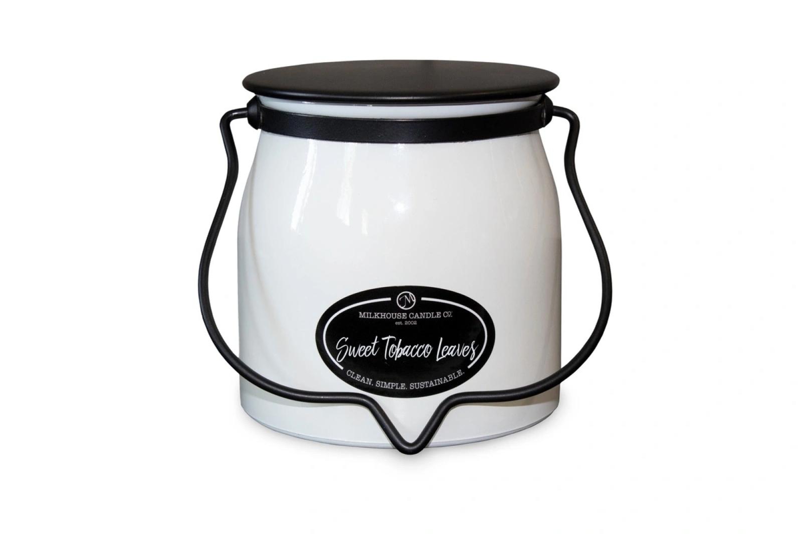 Milkhouse Sweet Tobacco Leaves Butter Jar Candle