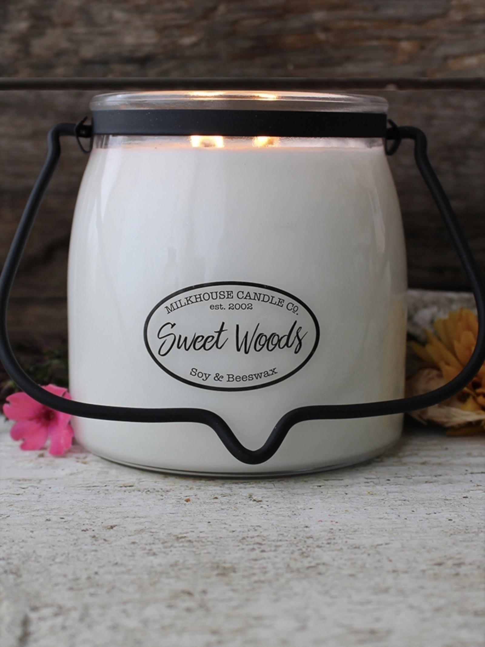 Milkhouse Sweet Woods Butter Jar Candle